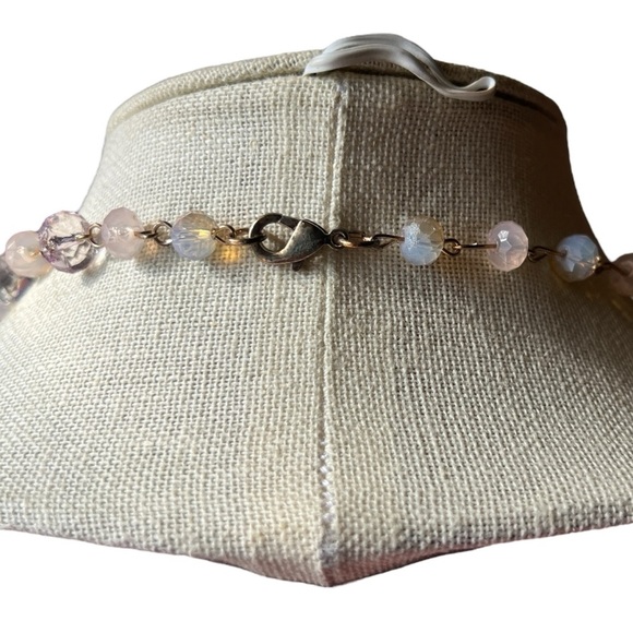 Pastel Multi-Color Faceted Beaded Necklace - Picture 3 of 5